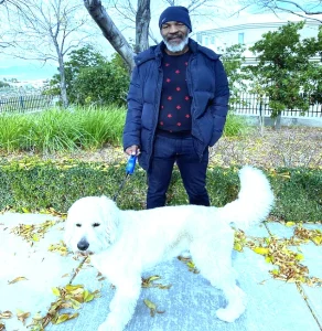 mike tyson with is dog